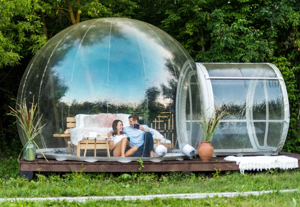 transparent tent